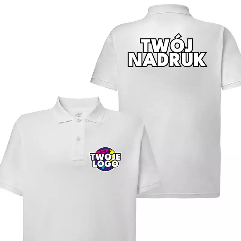 biała koszulka polo z logo firmy nadruk przód tył męska czarna (kopia) biała koszulka polo z logo firmy nadruk przód tył męska czarna (kopia)