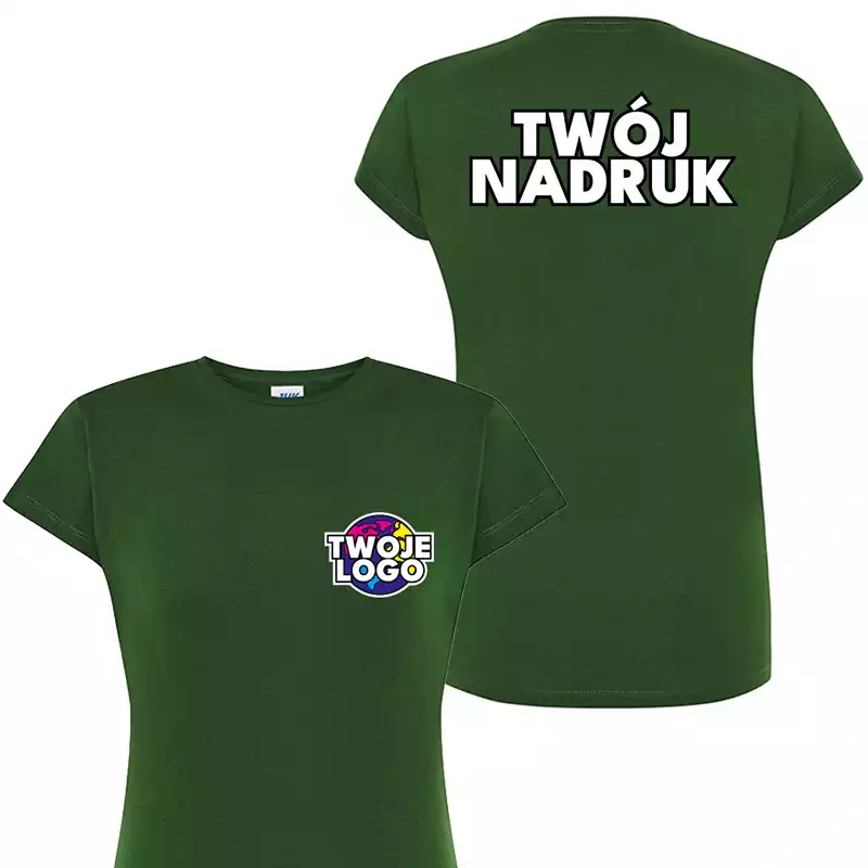 koszulka z logo dowolny nadruk przód tył damska (kopia) koszulka z logo dowolny nadruk przód tył damska (kopia)