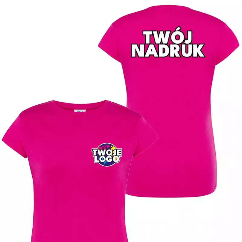 koszulka z logo dowolny nadruk przód tył damska (kopia) koszulka z logo dowolny nadruk przód tył damska (kopia)