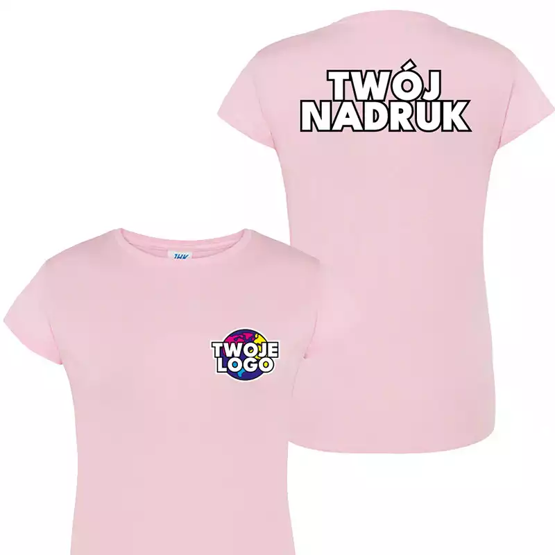 koszulka z logo dowolny nadruk przód tył damska (kopia) koszulka z logo dowolny nadruk przód tył damska (kopia)