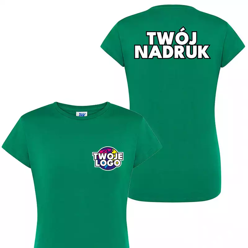 koszulka z logo dowolny nadruk przód tył damska (kopia) koszulka z logo dowolny nadruk przód tył damska (kopia)