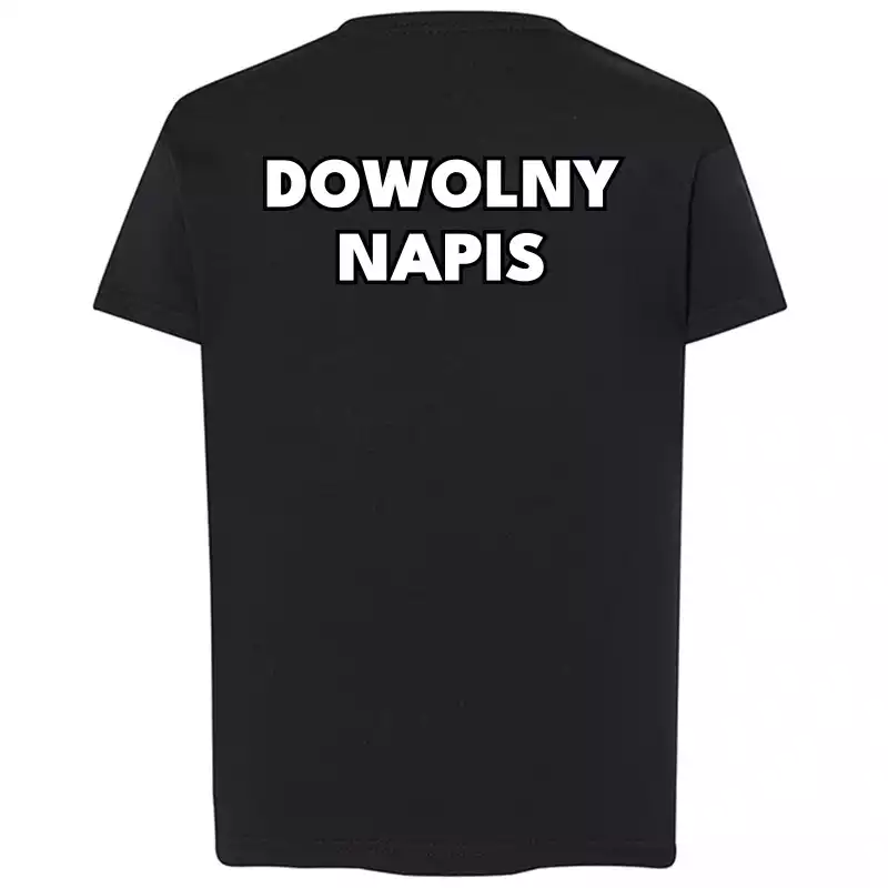koszulka dziecięca z nadrukiem przód tył logo dowolny nadruk koszulka dziecięca z nadrukiem przód tył logo dowolny nadruk